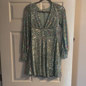 Honey and Rosie Sequin Dress Small